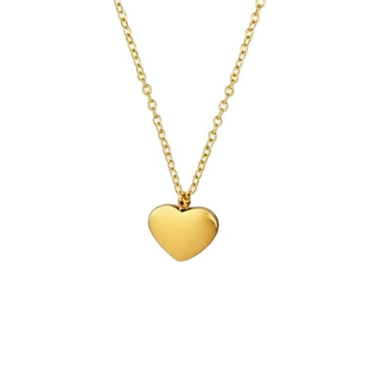 SUBTIELE HARTJES KETTING GOUD