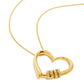 LOSSE RINGEN (GEGRAFEERDE HARTKETTING)